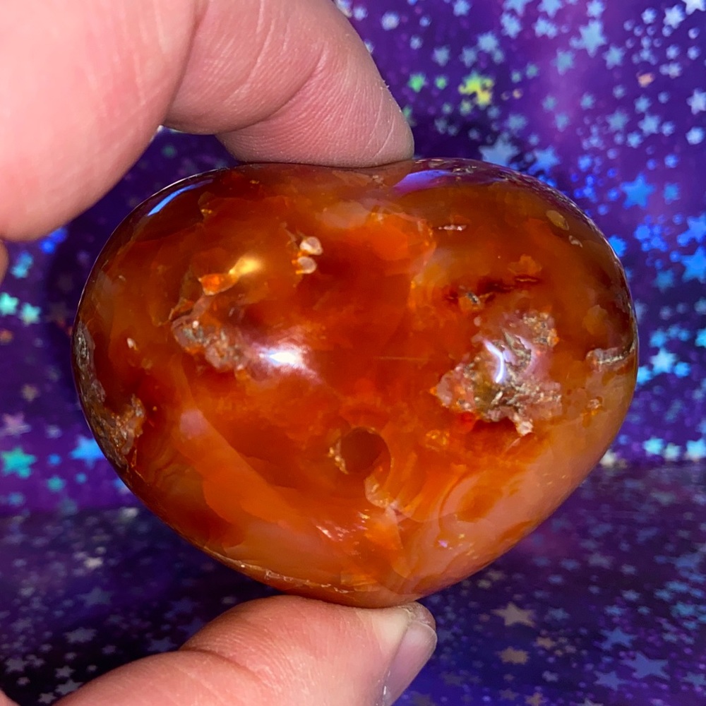🌸SALE🌸 Carnelian Crystal Heart Carving!